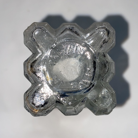 Vintage Square Glass Vase - Picture 3 of 4